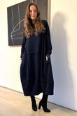 Sola Smart Tech Panel Dress Navy